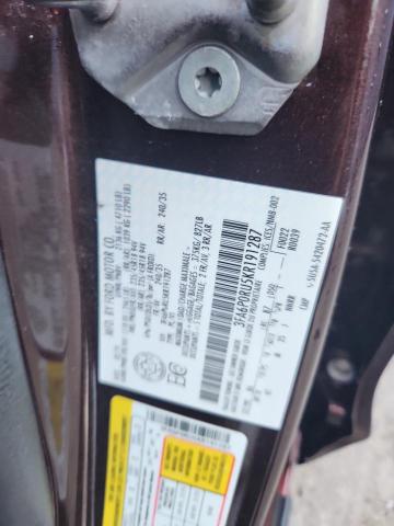 2019 FORD FUSION TIT - 3FA6P0RU5KR191287