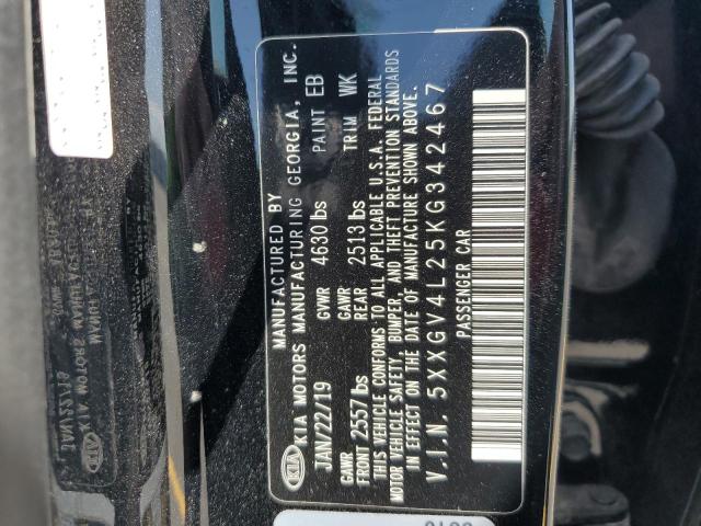2019 KIA OPTIMA SXL 5XXGV4L25KG342467