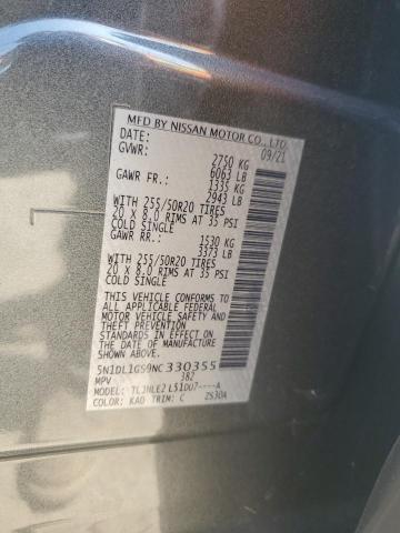 2022 INFINITI QX60 SENSO - 5N1DL1GS9NC330355