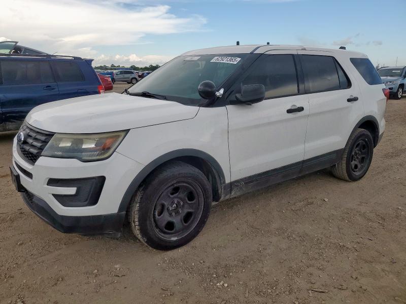 FORD EXPLORER P 2017 white 4dr spor gas 1FM5K8AR0HGB47266 photo #1