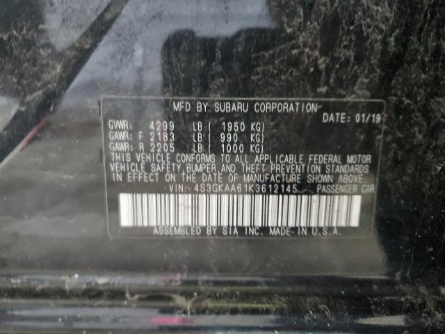 2019 SUBARU IMPREZA - 4S3GKAA61K3612145