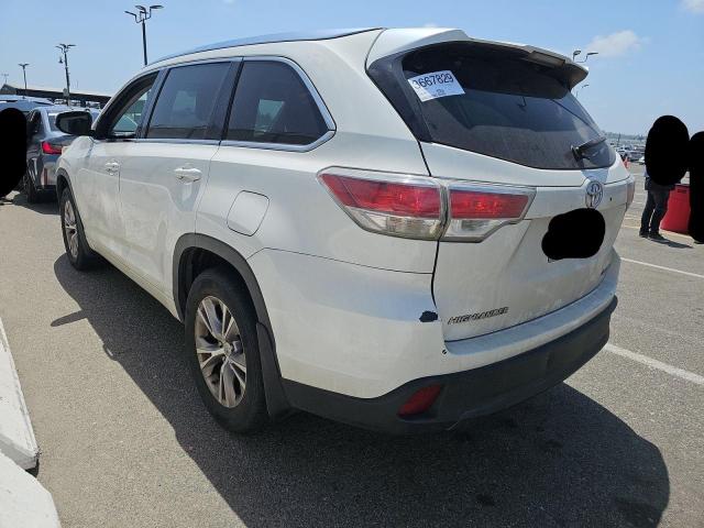 Vin: 5tdjkrfhxfs168847, lot: 62615155, toyota highlander xle 20153