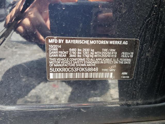 2015 BMW X5 XDRIVE3 5UXKR0C53F0K58848