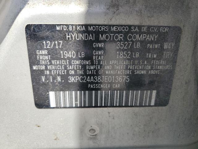 2018 HYUNDAI ACCENT SE 3KPC24A38JE013675