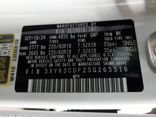 2025 KIA SPORTAGE E - 5XYK3CDF2SG265516