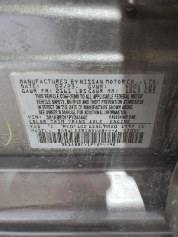 2023 NISSAN SENTRA SV 3N1AB8CV1PY244442