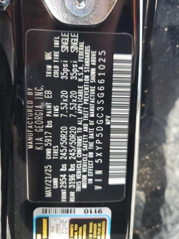 2025 KIA TELLURIDE 5XYP5DGC3SG661025