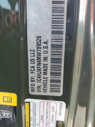2021 JEEP WRANGLER U - 1C4HJXFN4MW789526