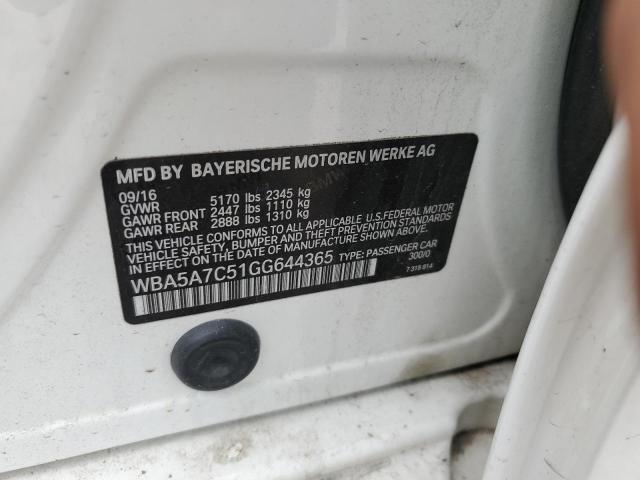 2016 BMW 528 XI - WBA5A7C51GG644365