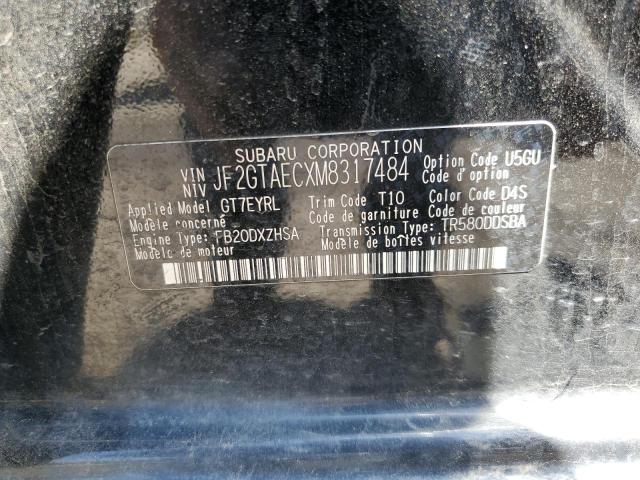 2021 SUBARU CROSSTREK - JF2GTAECXM8317484