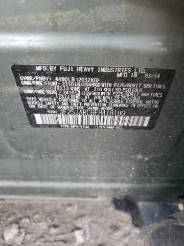2015 SUBARU FORESTER 2 JF2SJARC6FH418180