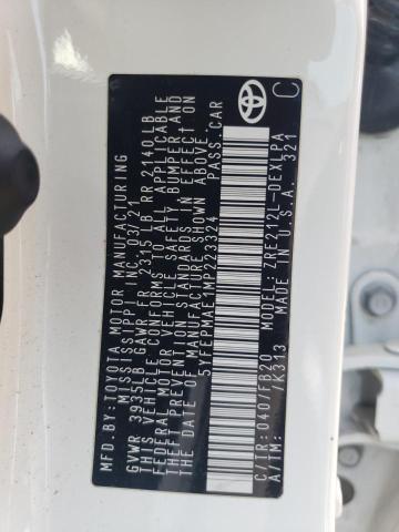 2021 TOYOTA COROLLA LE - 5YFEPMAE1MP223324