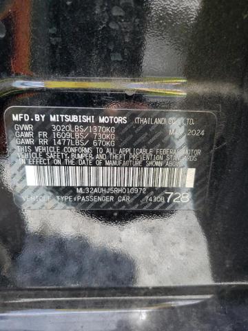 2024 MITSUBISHI MIRAGE ES ML32AUHJ5RH010972