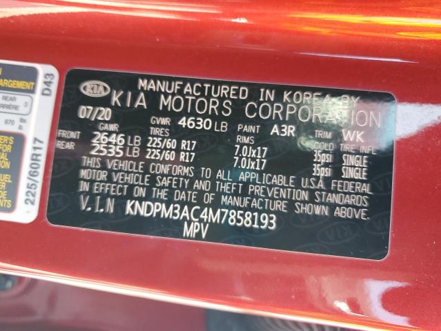 2021 KIA SPORTAGE L - KNDPM3AC4M7858193