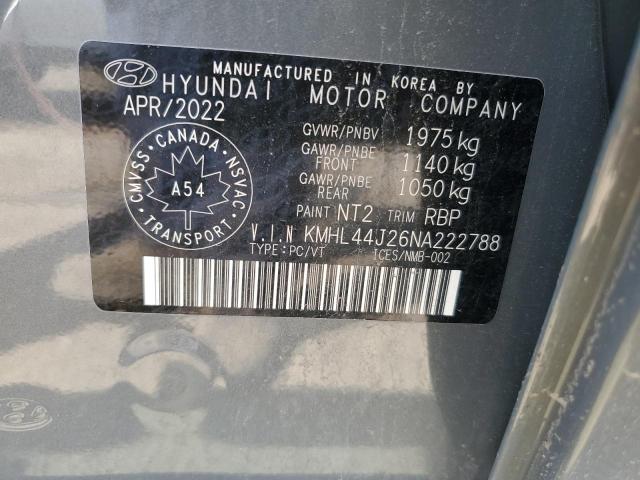 2022 HYUNDAI SONATA SEL - KMHL44J26NA222788