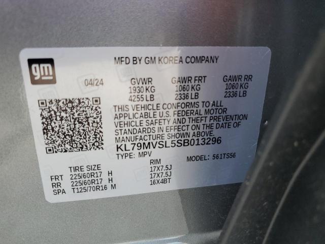 2025 CHEVROLET TRAILBLAZE KL79MVSL5SB013296