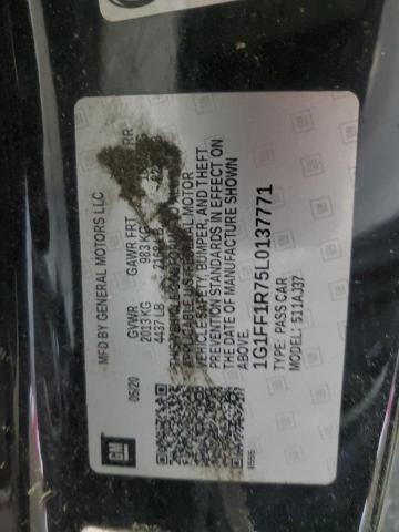2020 CHEVROLET CAMARO LZ 1G1FF1R75L0137771