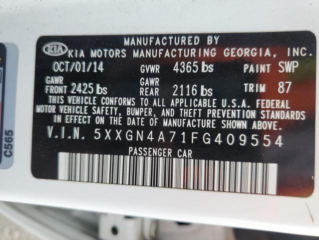 2015 KIA OPTIMA EX 5XXGN4A71FG409554