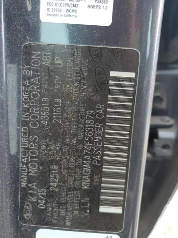 KNAGM4A74F5631879 2015 KIA OPTIMA