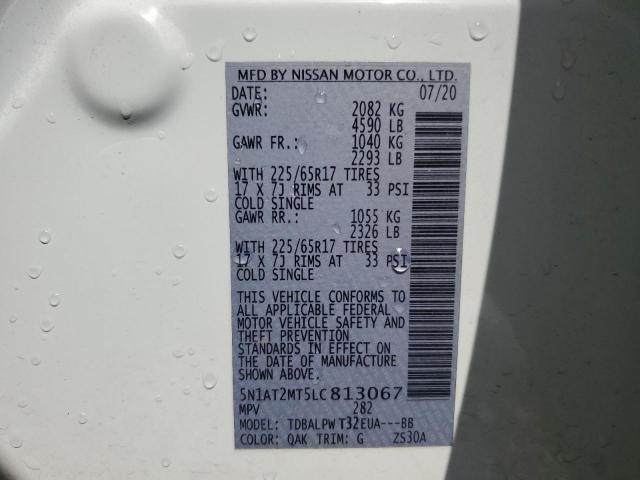 2020 NISSAN ROGUE S - 5N1AT2MT5LC813067