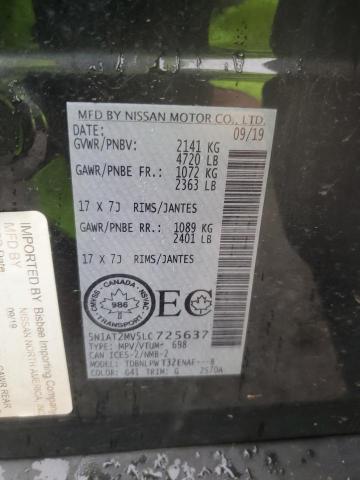 2020 NISSAN ROGUE S - 5N1AT2MV5LC725637