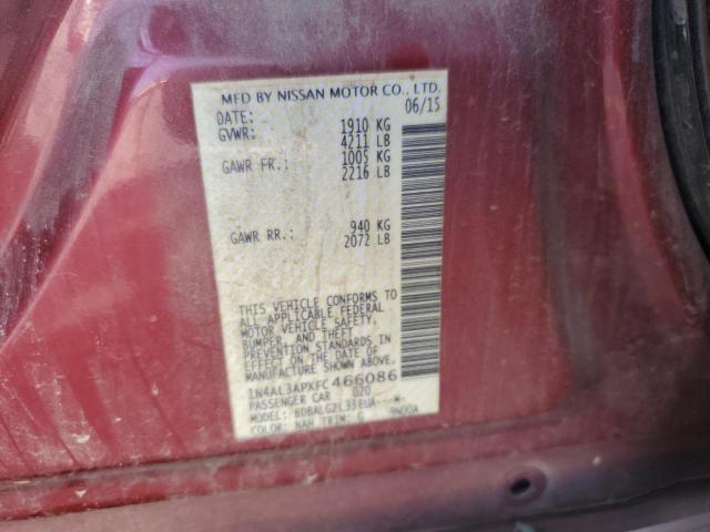 2015 NISSAN ALTIMA 2.5 - 1N4AL3APXFC466086