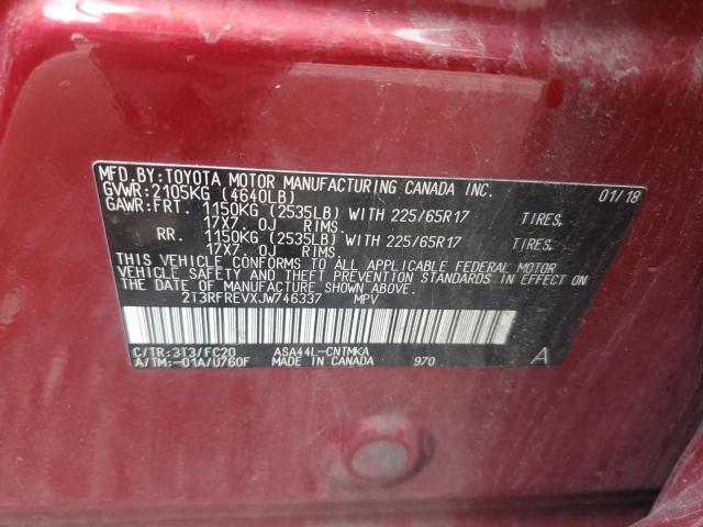 2018 TOYOTA RAV4 ADVEN 2T3RFREVXJW746337