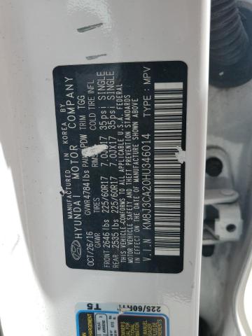 2017 HYUNDAI TUCSON LIMITED KM8J3CA20HU346014