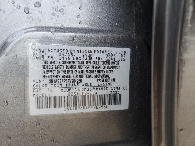 2015 NISSAN SENTRA S - 3N1AB7AP4FY264956