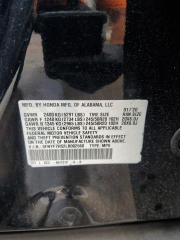 2020 HONDA PASSPORT E - 5FNYF7H52LB002560