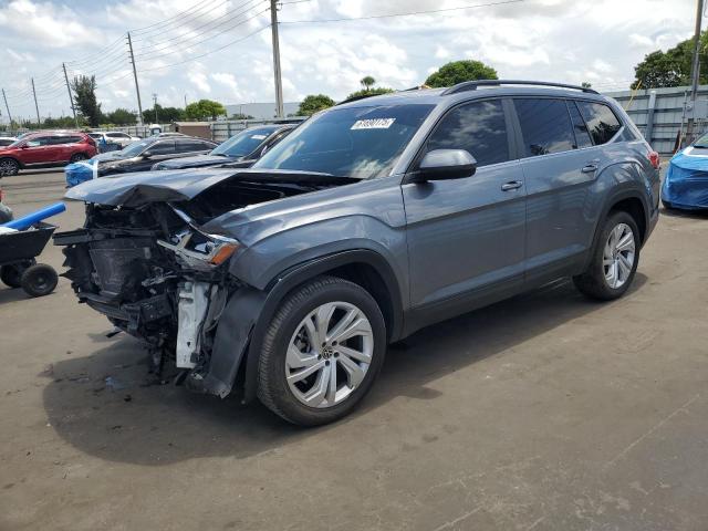 VOLKSWAGEN ATLAS SE 2021 gray  gas 1V2HR2CA6MC579569 photo #1