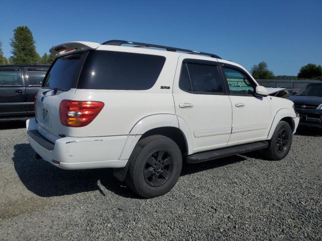 TOYOTA SEQUOIA SR 2003 white  gas 5TDZT34A53S143658 photo #4