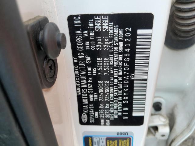2015 KIA SORENTO EX - 5XYKUDA70FG641202