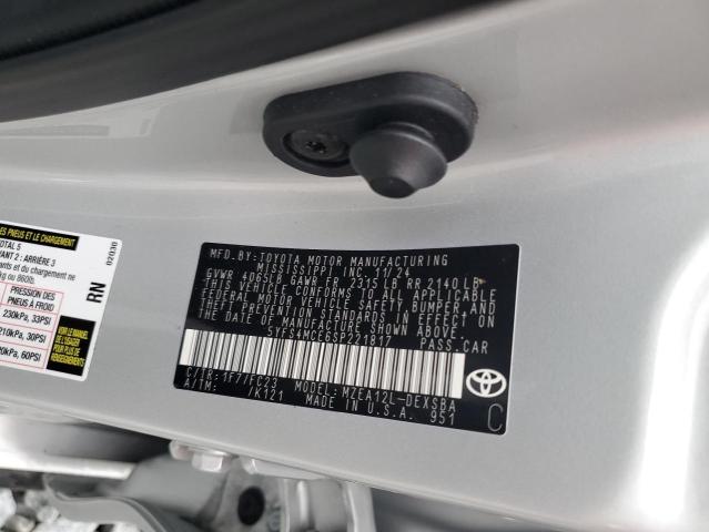 2025 TOYOTA COROLLA SE - 5YFS4MCE6SP221817