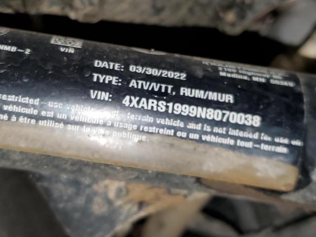 2022 POLARIS RANGER CRE 4XARS1999N8070038