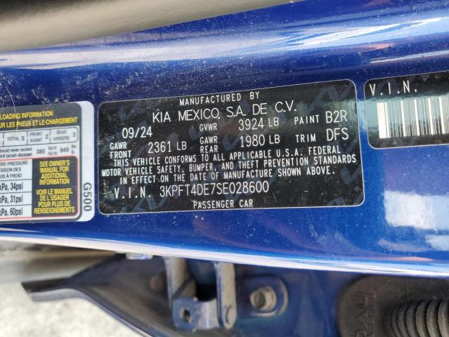 2025 KIA K4 LX 3KPFT4DE7SE028600