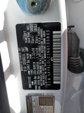2022 KIA SORENTO S - 5XYRLDLC1NG133833