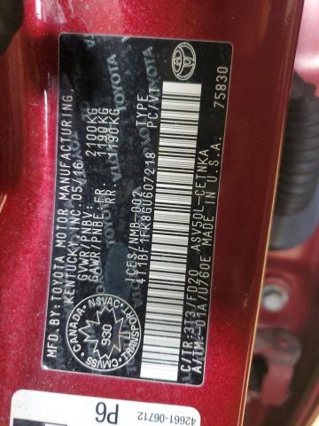 2016 TOYOTA CAMRY LE - 4T1BF1FK8GU607218