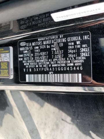 2016 KIA SORENTO LX - 5XYPG4A31GG045446