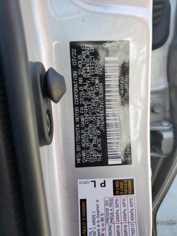 2022 TOYOTA COROLLA CR JTND4MBE0N3183889