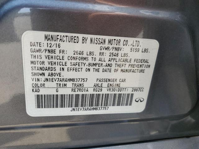 2017 INFINITI Q50 PREMIU JN1EV7AR4HM837757