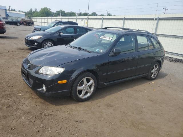 MAZDA PROTEGE PR 2002 black  gas JM1BJ245021503614 photo #1