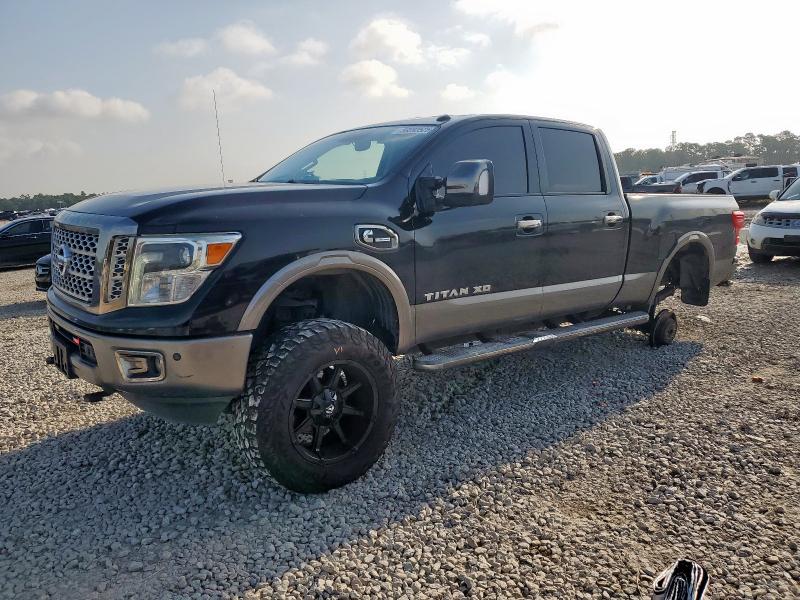 NISSAN TITAN XD S 2017 black  diesel 1N6BA1F43HN568650 photo #1