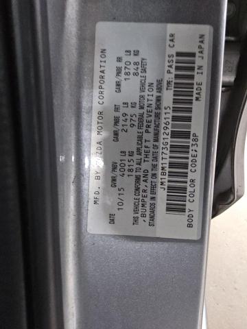 2016 MAZDA 3 SPORT JM1BM1T73G1296115