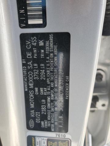 2021 KIA FORTE FE - 3KPF24AD1ME337027