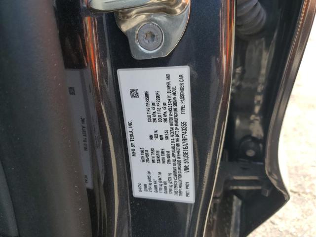 2024 TESLA MODEL 3 5YJ3E1EA7RF743355