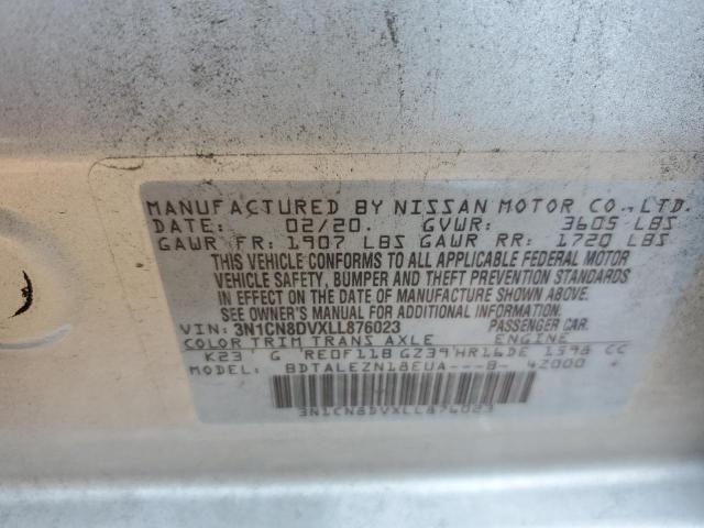 2020 NISSAN VERSA S - 3N1CN8DVXLL876023