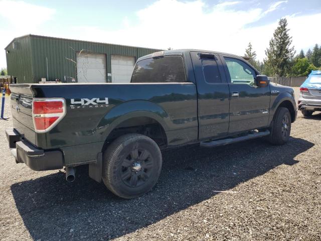 FORD F150 SUPER 2012 green  gas 1FTFX1ET9CFC80968 photo #4