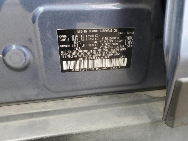 2018 SUBARU OUTBACK 3. 4S4BSENC6J3342566