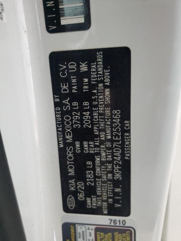 2020 KIA FORTE FE - 3KPF24AD7LE253468
